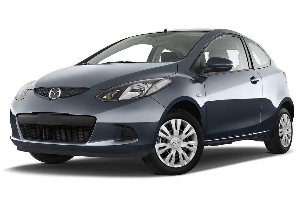 Mazda Mazda2 (Baujahr 2009) Independence 3 Türen seitlich vorne mit Felge
