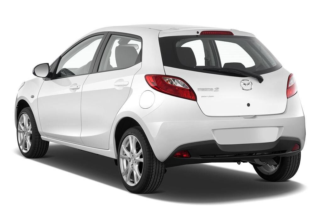 Mazda Mazda2 (Baujahr 2009) Dynamic 5 Türen seitlich hinten