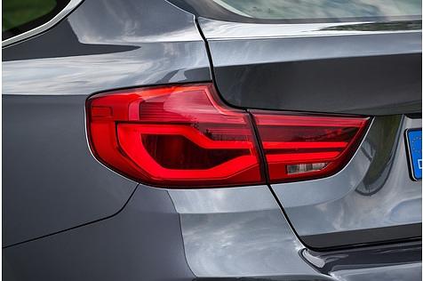 BMW 3er GT Modell 2017 - auch die Rückleuchten kennt man von Limousine und Touring