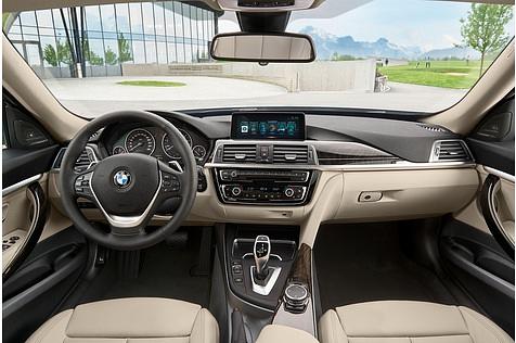Der Innenraum des BMW 3er GT Modell 2017