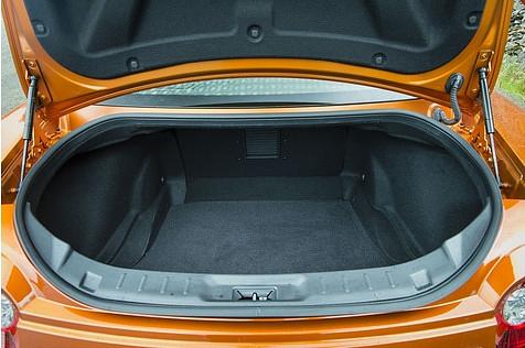 Der Kofferraum fasst 315 Liter