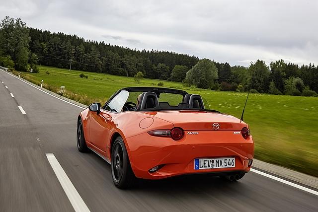 Das Mazda MX-5 Jubiläumsmodell 2019 hat den 135 kW / 184 PS Zweiliter-Motor