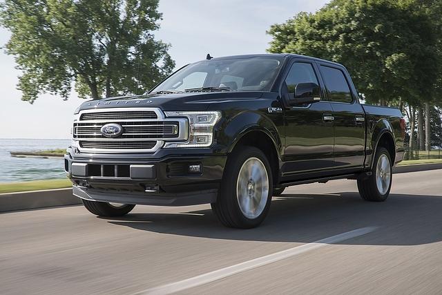 Pick-ups, wie der Ford F-150 sind in Detroit en vogue