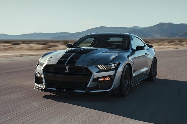 Auch sportliche Autos, wie der Ford Mustang Shelby GT 500 sind in Detroit gefragt