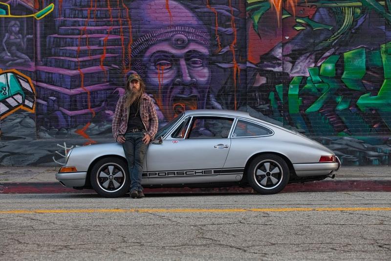 Porsche-Sammler und Urban Outlaw Magnus Walker aus Los Angeles