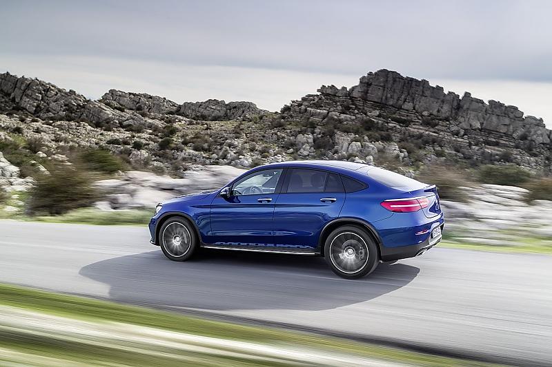 Mercedes GLC Coupé - die Dachlinie ist vier Zentimeter flacher