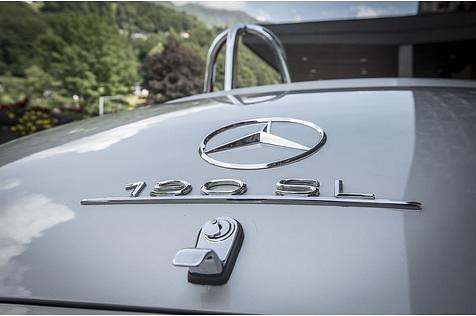 Das Blech aus dem Träume sind: das Heck des Mercedes 190 SL-R