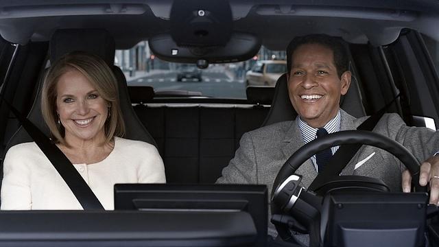 BMW Super Bowl Werbung: Katie Couric und Bryant Gumbel
