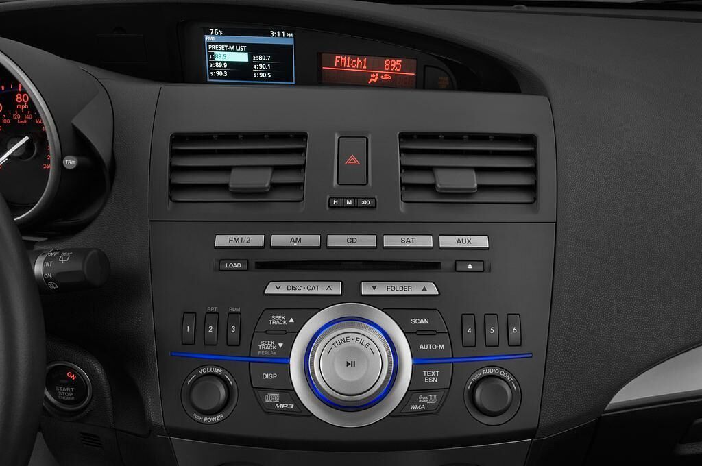 Mazda Mazda3 (Baujahr 2009) Active Plus 5 Türen Radio und Infotainmentsystem