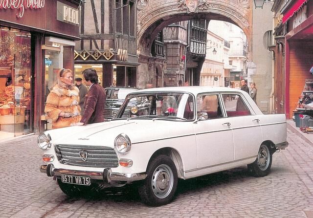 Der Peugeot 404 im Trapezliniendesign kam 1969 auf den Markt
