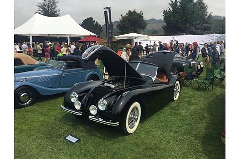 Jaguar XK 140 in The Quail