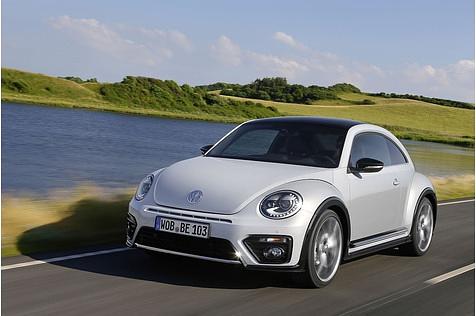 Die Ausstattungslinien des VW New Beetle heißen Beetle, Design oder R-Line (früher Sport)