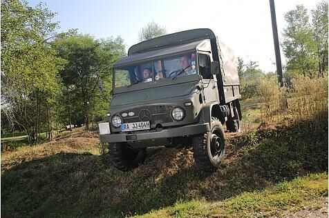 Unimog S Baureihe 404 - hier ein Fahrzeug der Schweizer Armee