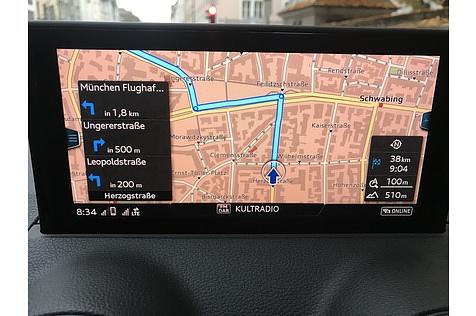 Audis MMI Plus weist den Weg - ohne Google Earth nichts Außergewöhnliches