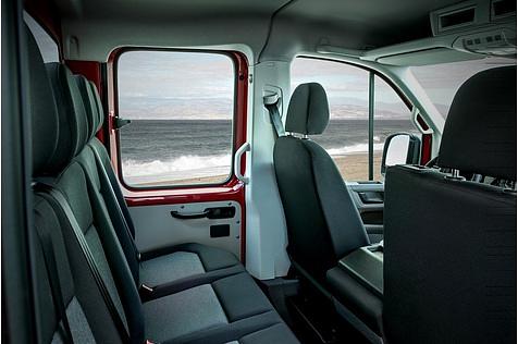 Der Volkswagen Crafter mit Doppelkabine