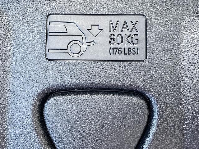 Sitzplatz gefällig? Aber nur bis zu einem Gewicht von 80 Kilogramm