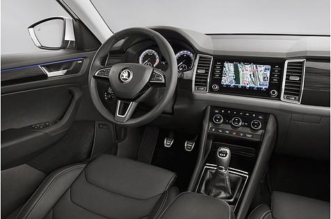 Das Cockpit des Skoda Kodiaq