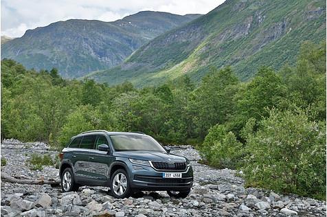 Skoda Kodiaq - soll auch abseits befestigter Straßen unterwegs sein