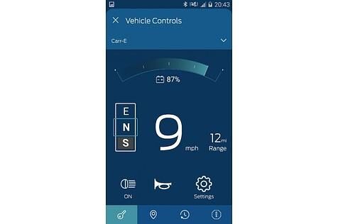 CarrE lässt sich per App steuern
