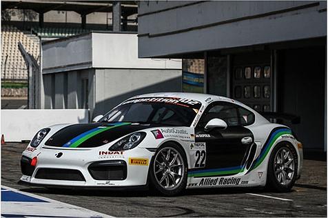 Das ist der Porsche Cayman GT4 MR von Allied Racing