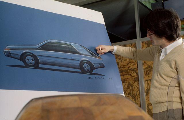 Das Exterieurdesign des Renault Fuego wird von Michel Jardin gestaltet 