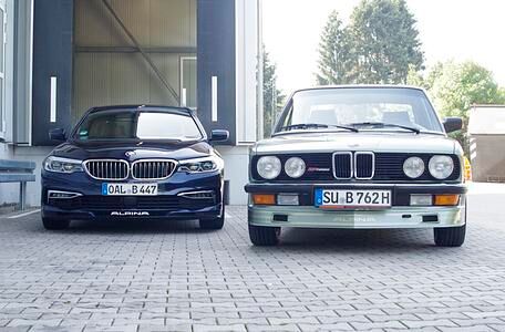 Impression: Alpina B7 Turbo trifft B5 Biturbo - Blaugrüne Traumkombination