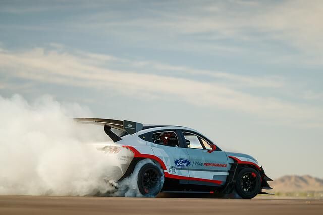 Demnächst will Ford den Mach-E 1400 bei einem Drift-Wettbewerb in den USA einsetzen