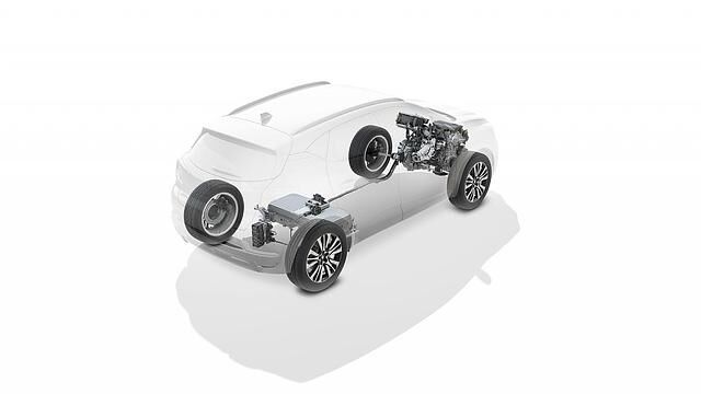 Der Röntgenblick verrät das Innenleben des Captur E-Tech Plug in Hybrid