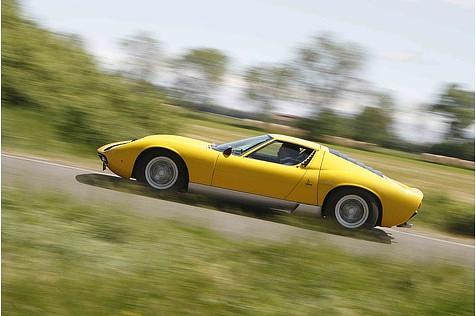Der Lamborghini Miura SV schafft 285 km/h Spitze