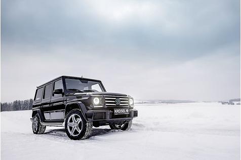 Der Mercedes G 350 d fährt nun rein elektrisch.