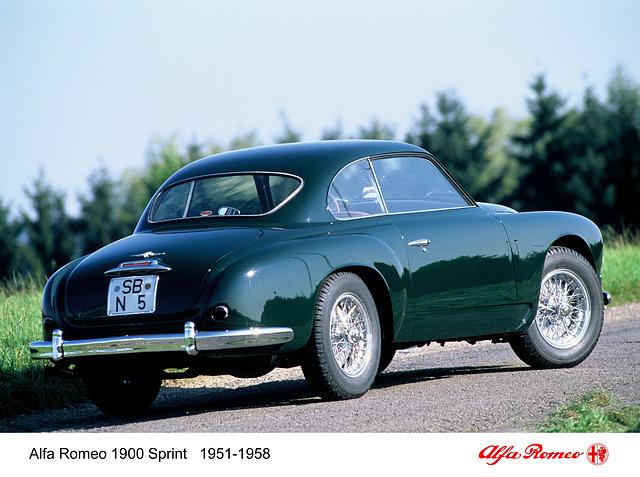 Der sportliche Alfa 1900 Sprint kam 1951