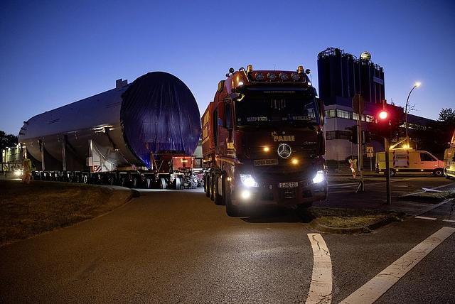 Nachts wird es in den Gewerbegebieten nahe der Autobahnen eng