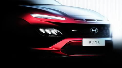 Hyundai Kona   - Facelift mit Haifischmaul 