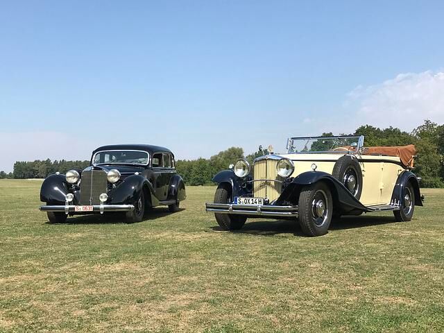 Impression: Ausfahrt mit Maybach Zeppelin DS8 und Mercedes 770 Kompressor - Ausfahrt der Giganten