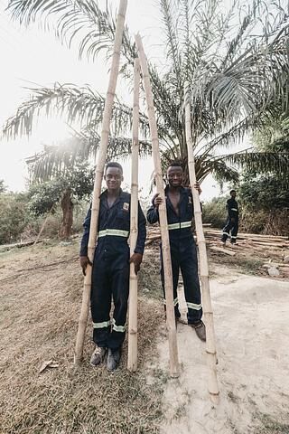 Unter anderem im westafrikanischen Ghana nimmt seit Jahren die Bedeutung von Bambus als umweltfreundliches Ausgangsmaterial für viele Produkte zu