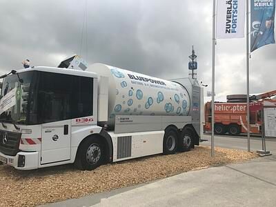 Brennstoffzellen-Müllwagen  - Emissionsfrei entsorgen
