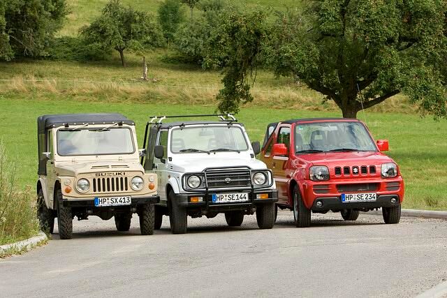 Den kleinen und leichten Offroadern bleibt Suzuki über Jahrzehnte treu 