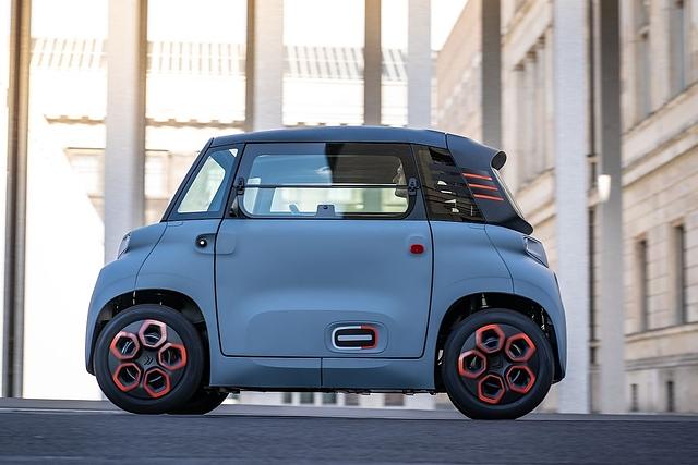 Motor vorne, Batterie hinten ergibt eine paritätische Achslastverteilung