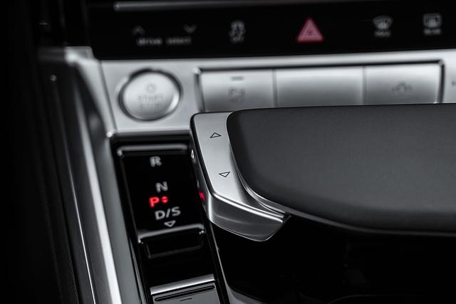 Die Fahrstufen werden mit diesem kleinen Hebel eingelegt