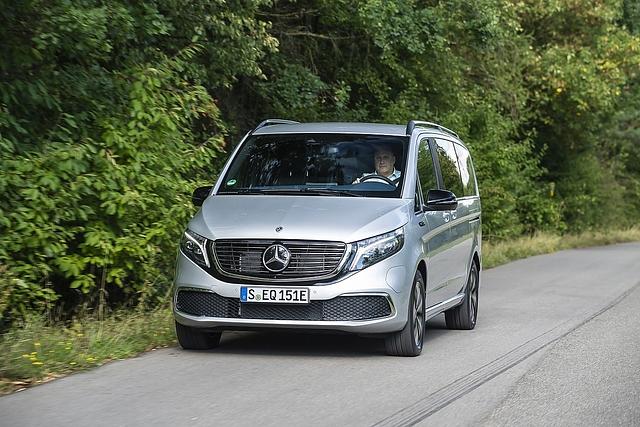 Der Mercedes EQV 300 kommt Anfang Oktober auf den Markt