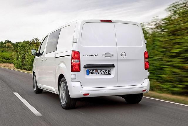 Der Opel Vivaro-e schafft bis zu 1.200 Kilogramm Nutzlast
