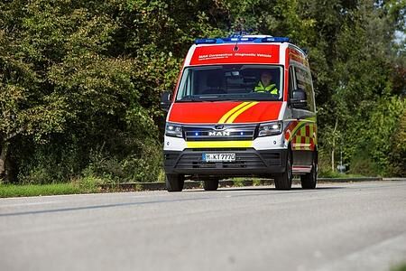 MAN Corona-Testmobil - Tatü Tata, der Corona-Test ist da