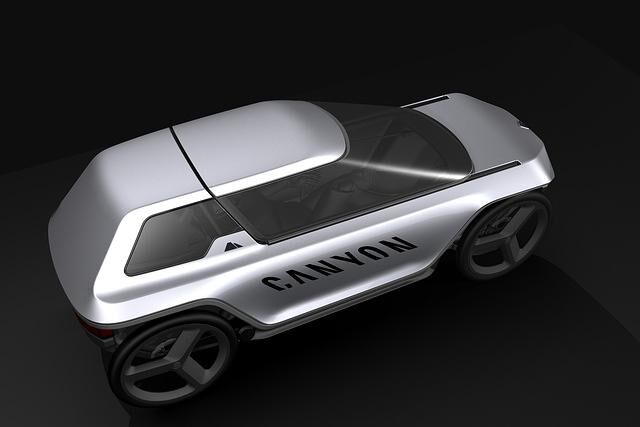 Das Konzept von Canyon vereint Elemente von Auto und Pedelec in sich