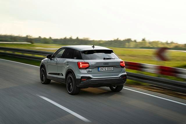 Das Heck des Q2 hat Audi nur dezent modifiziert