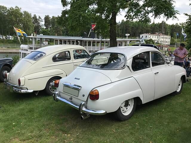 Tradition: 60 Jahre Saab 96 vs. Volvo PV 544 „Buckel“ - Trolle, die auf dem Dach tanzten 