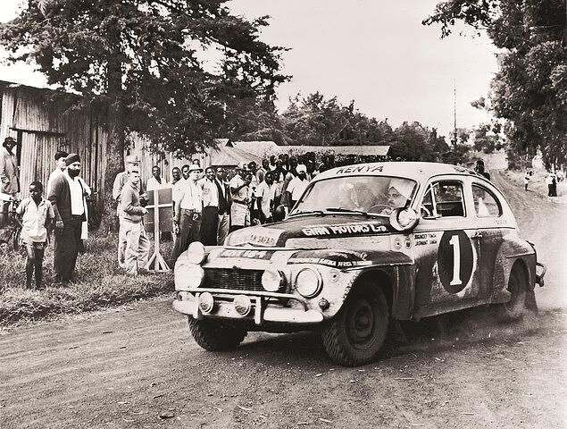 Auch der Buckel-Volvo fuhr Rallye-Siege ein