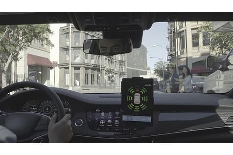 Auch im Auto gibt es eine Warnung