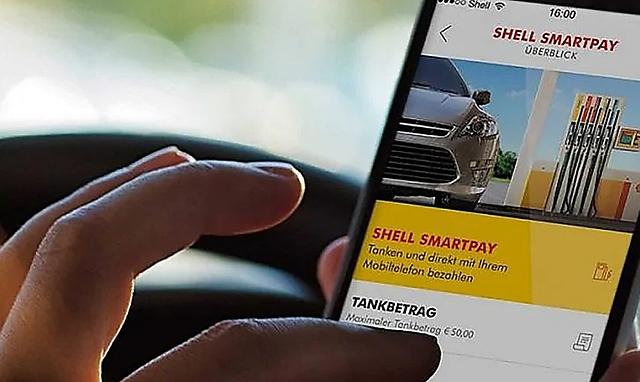 Shell bezahlen per App