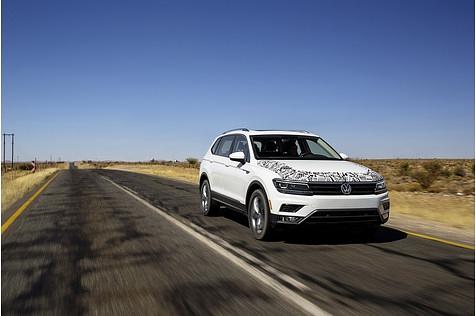 VW Tiguan Allspace Prototyp in Südafrika