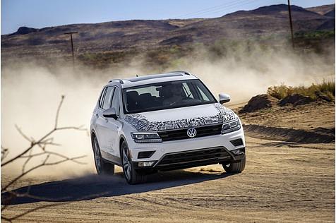 VW Tiguan Allspace Prototyp in Südafrika